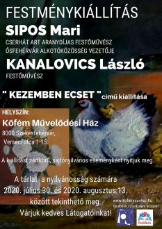 Kezemben ecset - Sipos Mari és Kanalovics László közös kiállítása nyílik csütörtökön